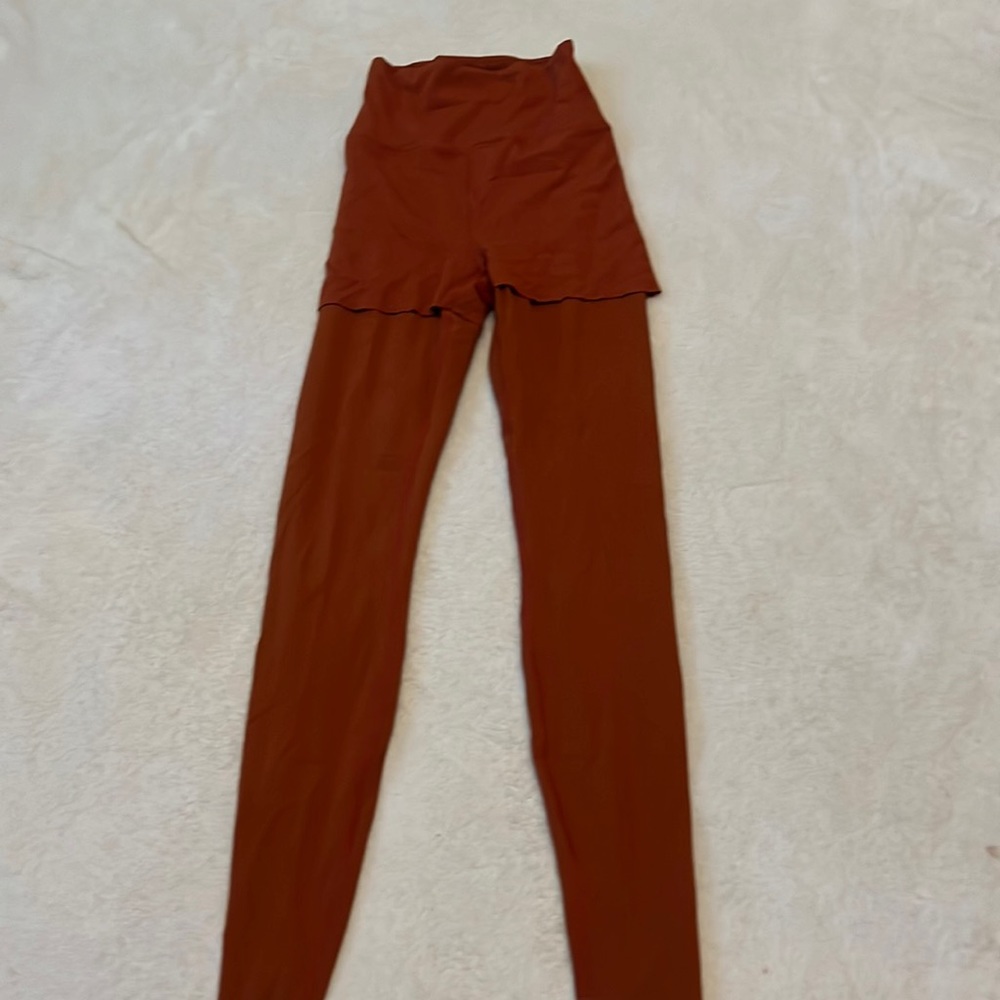 leggings with built in shorts over